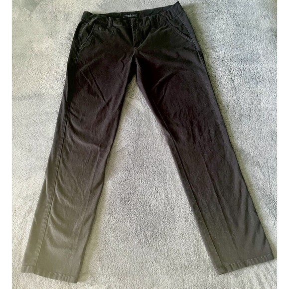 Aeropostale Pants - Aeropostale Flat Front Black Style Pants Size 6 Short Lightly Worn